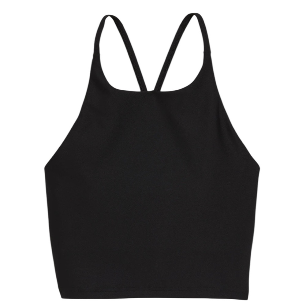 Old Navy Active Powersoft Black Bra Top Light Support